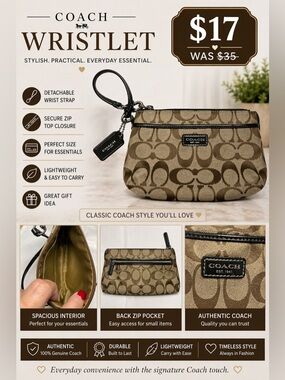 Coach Wristlet